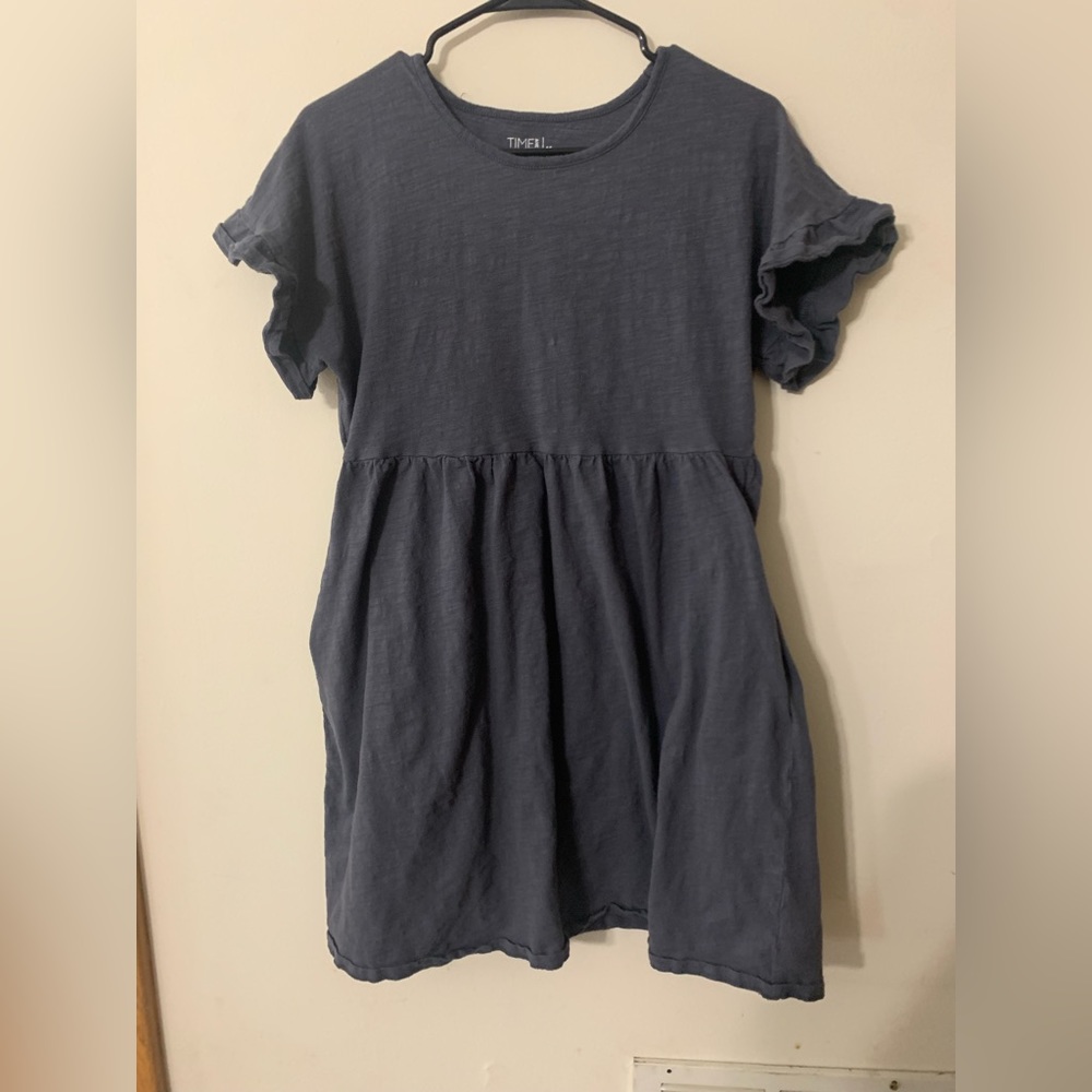 Time and Tru slate blue dress